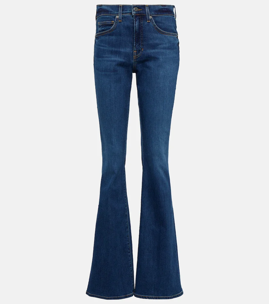 Beverly high-rise flared jeans