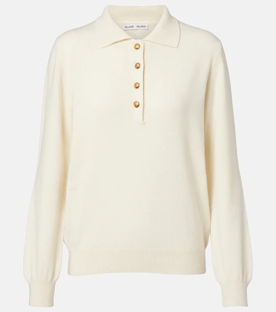 Blazà Milano Highland wool and cashmere polo sweater