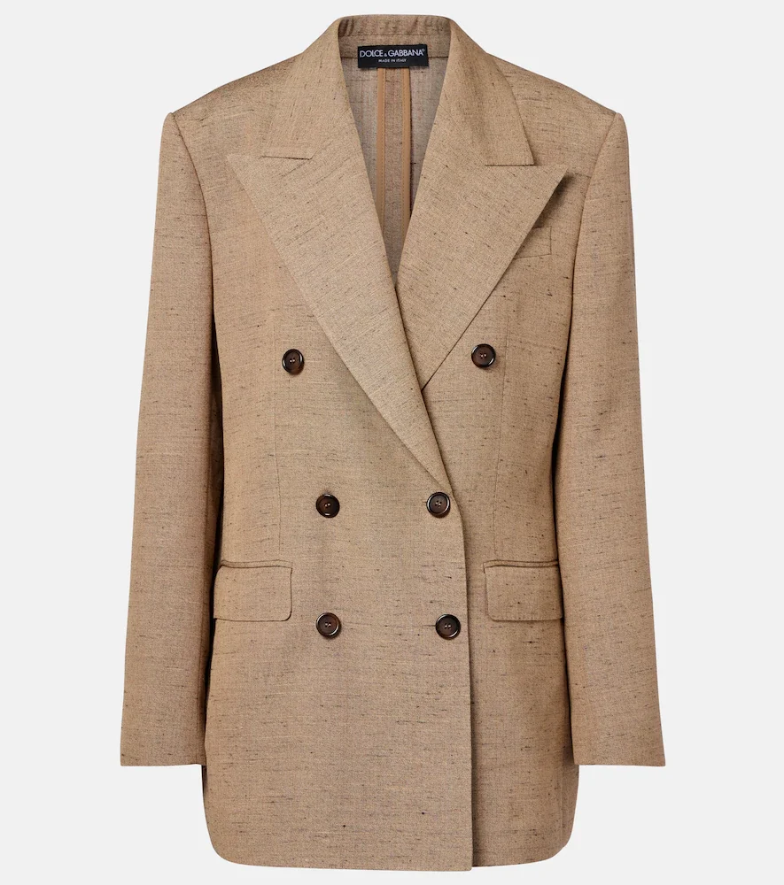 Blazer cruzado oversized
