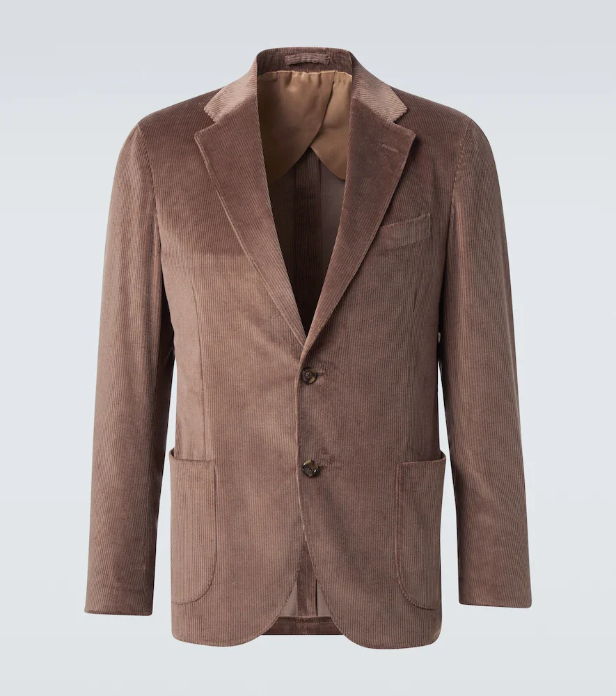 Blazer de pana de algodón