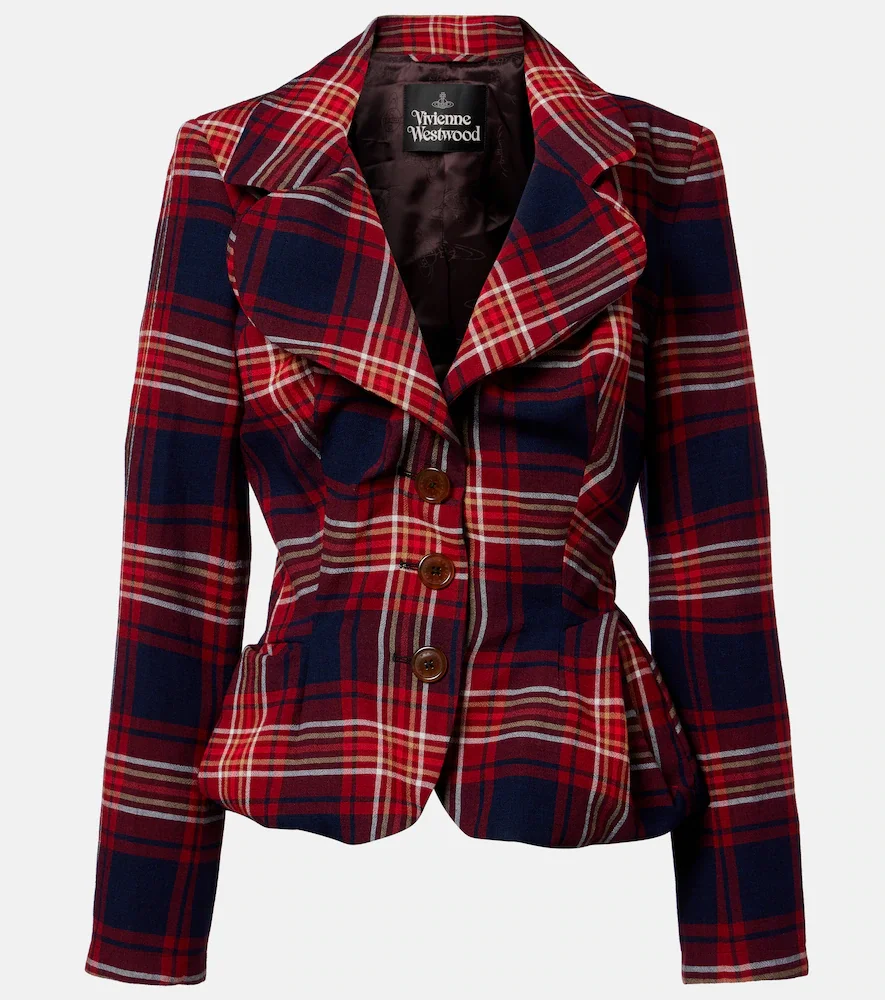 Blazer de tartán