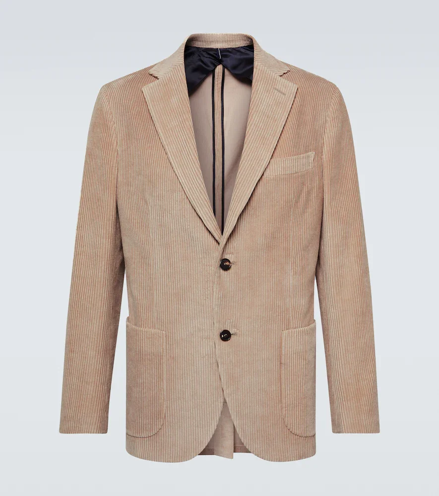 Blazer en velours côtelé