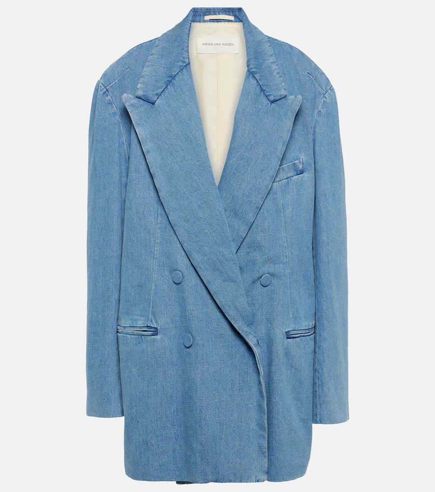 Blazer oversized de denim