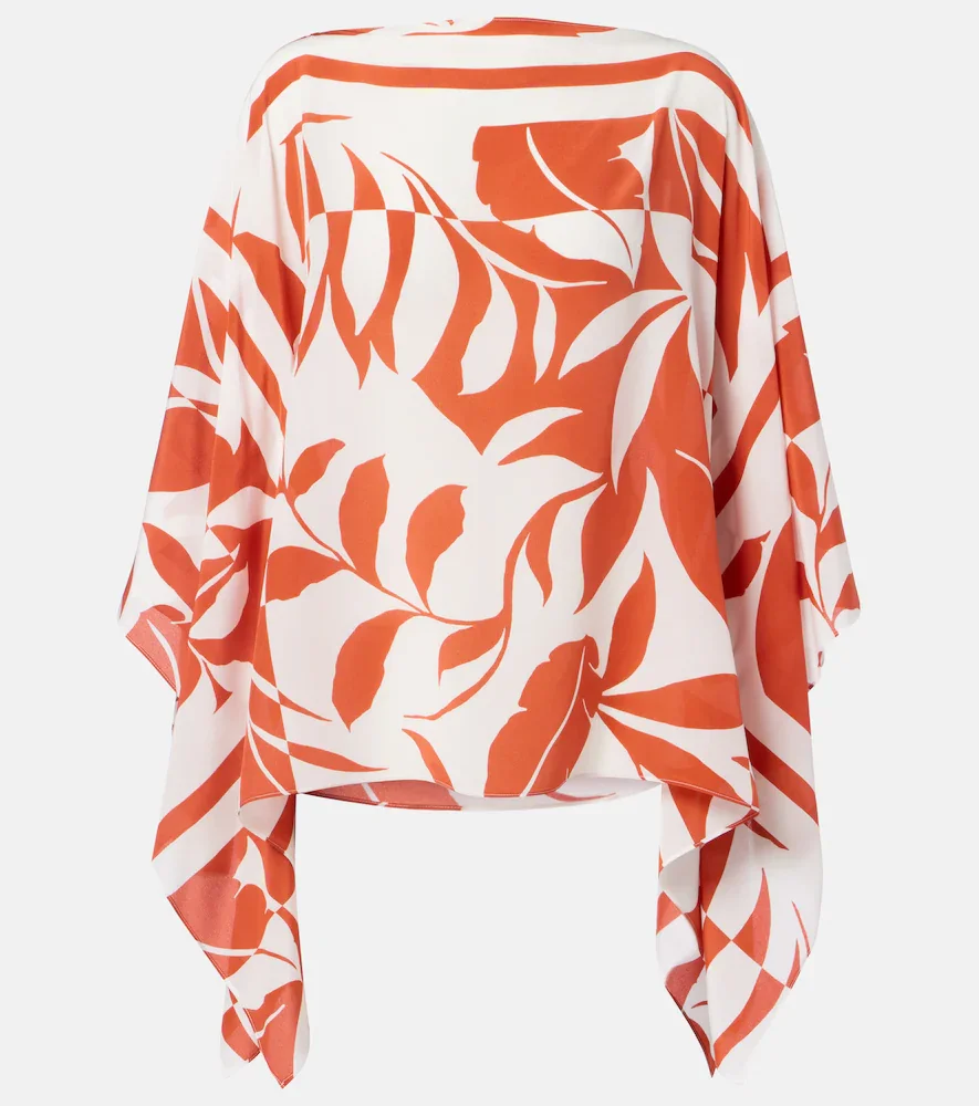 Blouse Tambuto imprimée en soie
