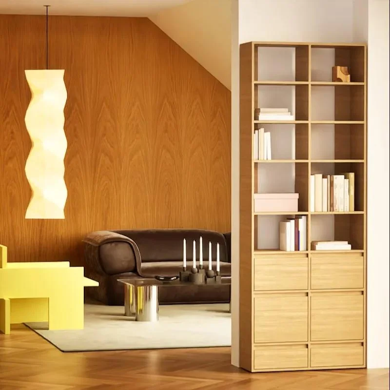 Bookcase in Oak with Drawers