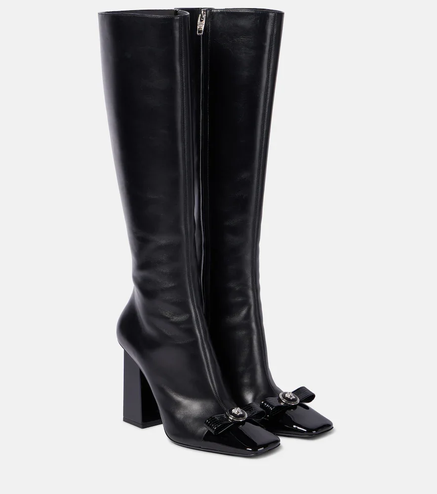 Botas Gianni Ribbon de piel