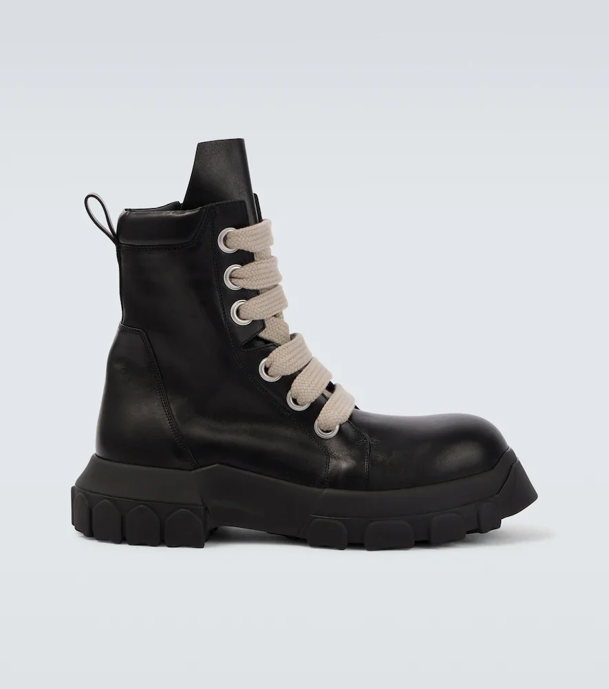 Botas Jumbolace Army de piel