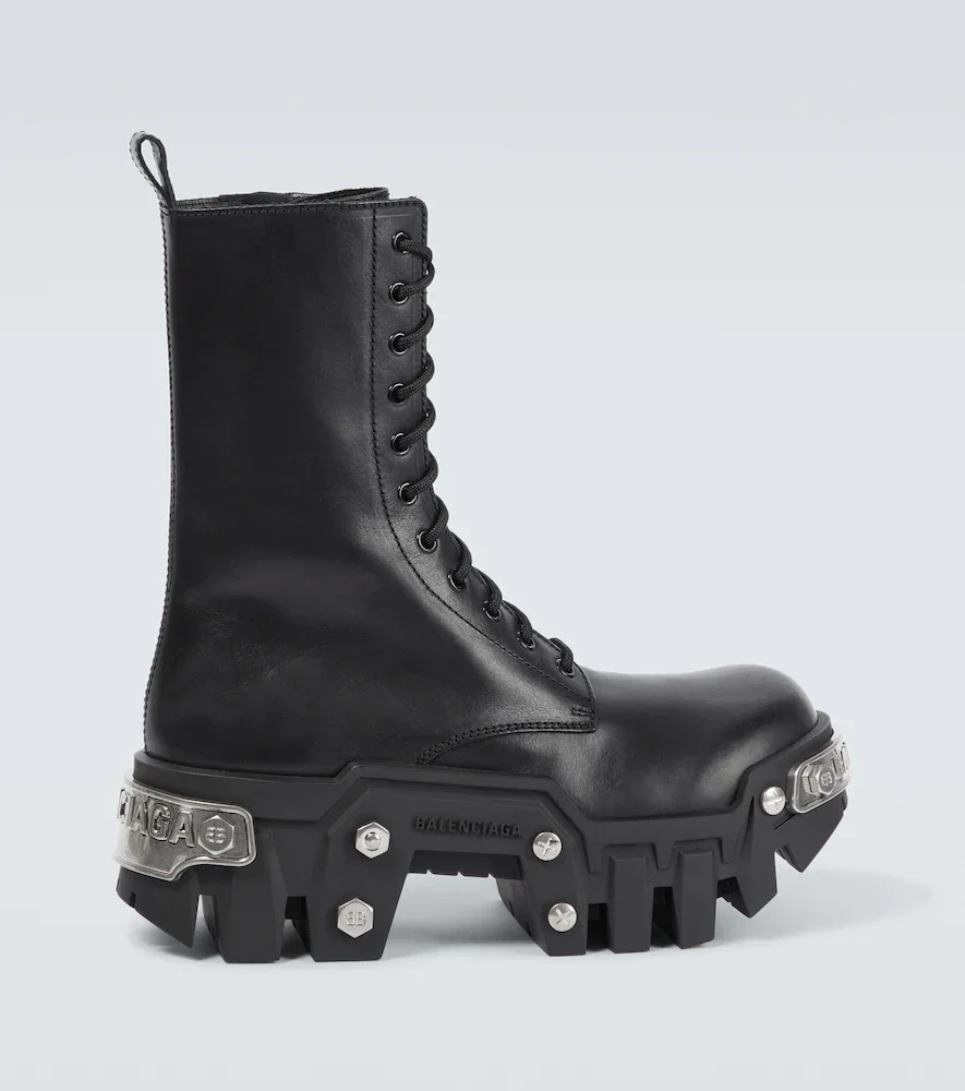 Bottes Bulldozer en cuir