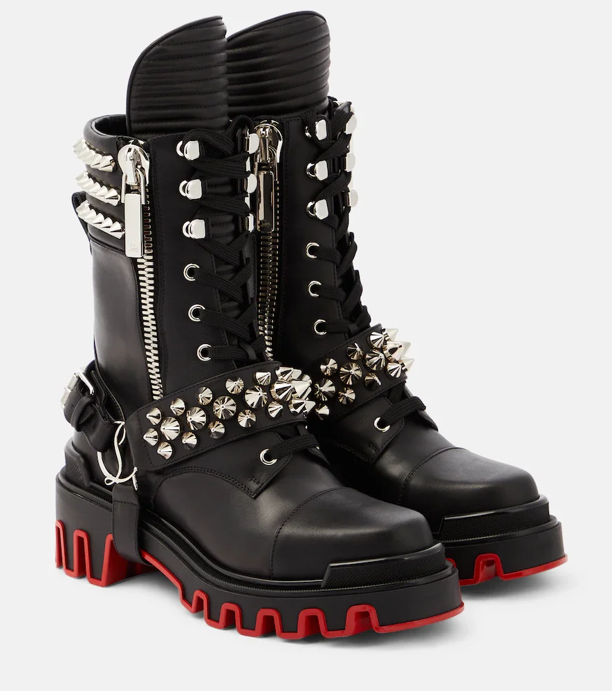 Bottines rangers Janetta à ornements