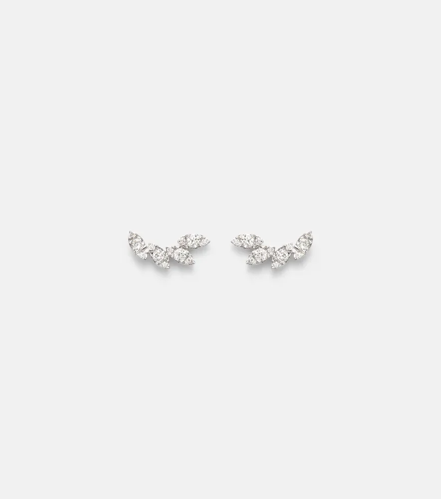 Boucles d'oreilles Muse Tiara en or 10 ct et diamants