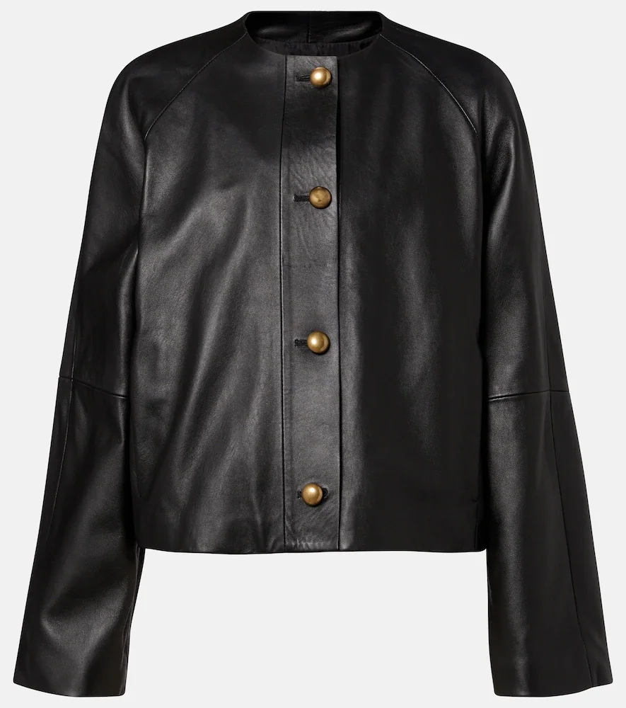 Bouquet leather jacket