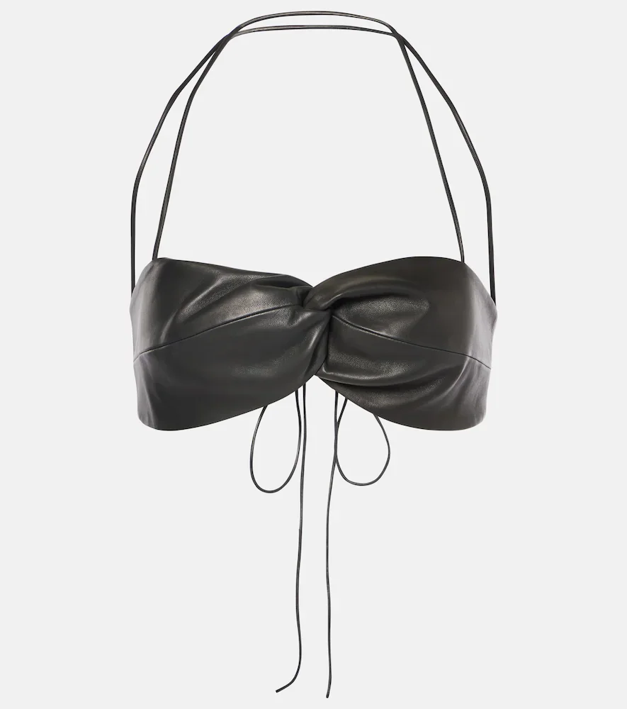 Brassière en cuir