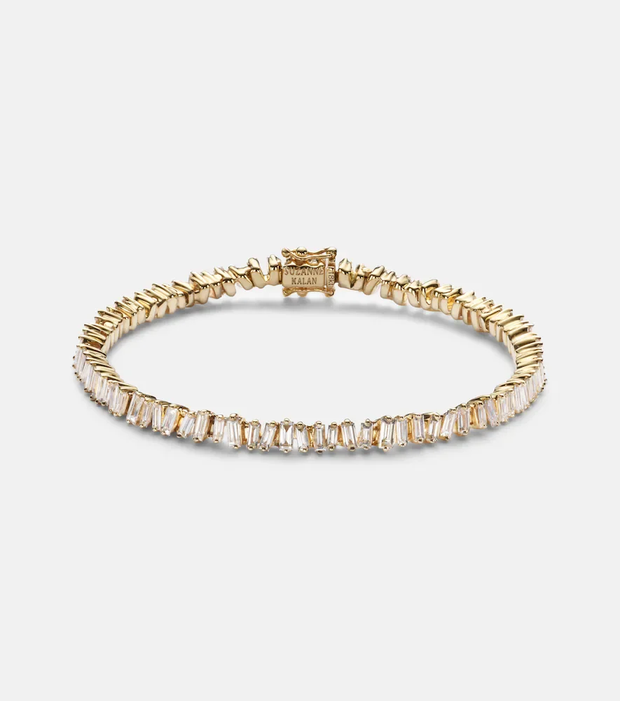 Brazalete tenis de oro de 18 ct con diamantes