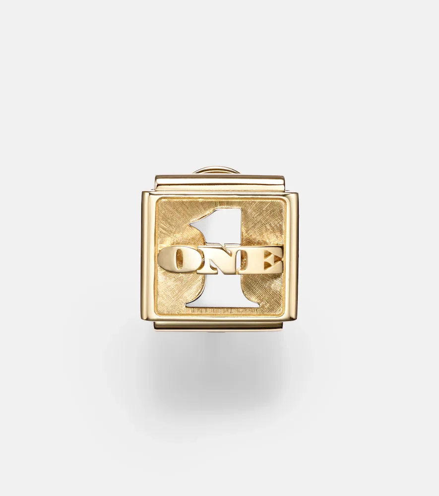 Buck 18kt gold single earring