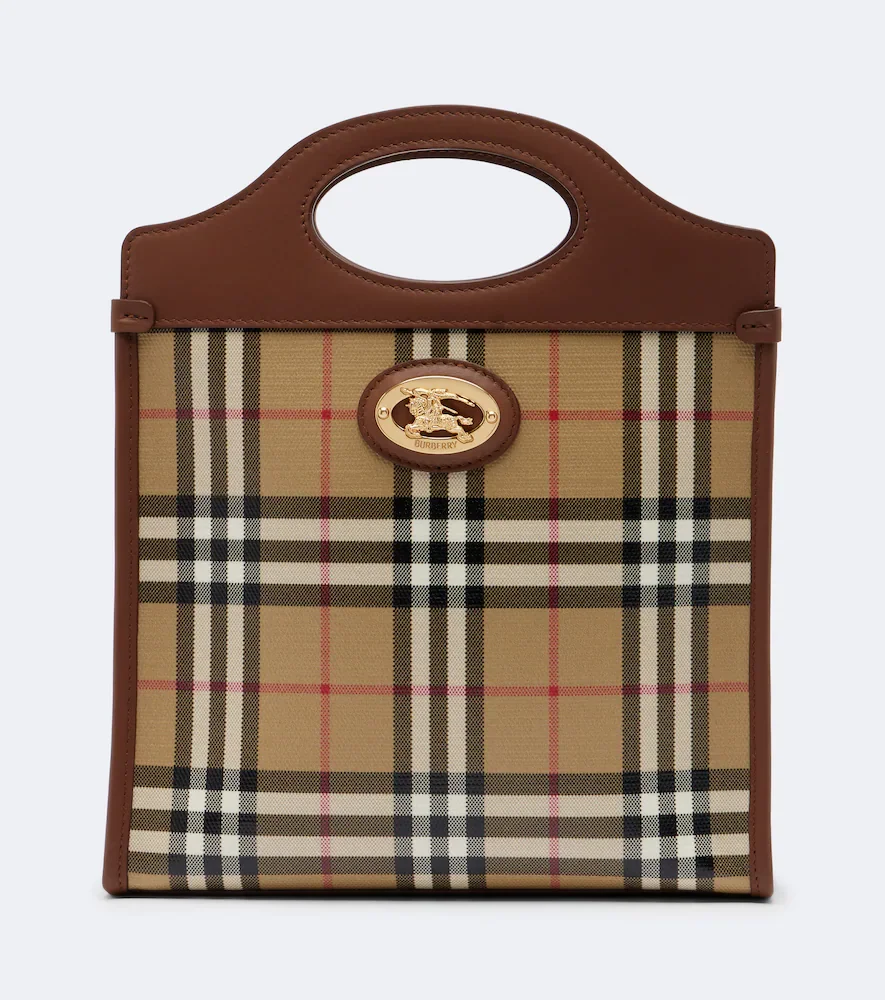 Burberry Check Medium top-handle bag