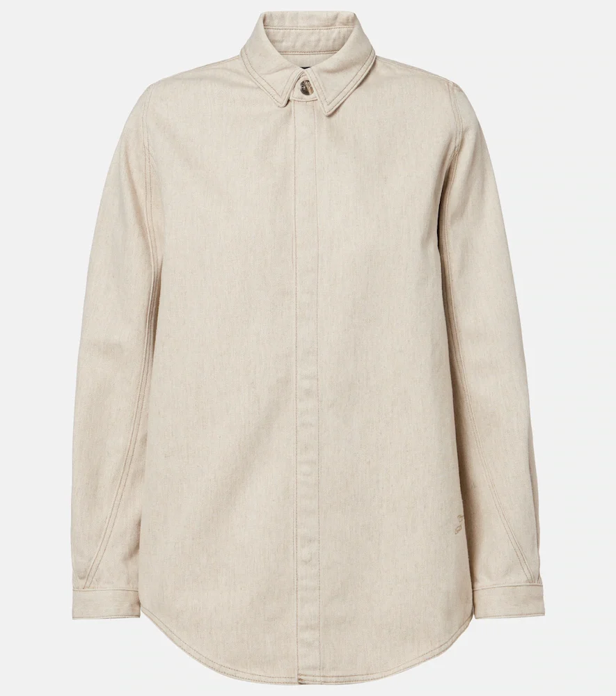 Camisa Amelo de-Nîmes de denim