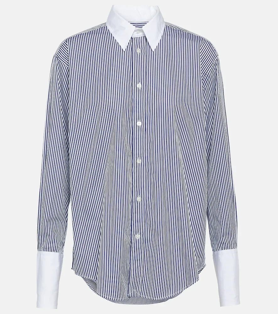 Camisa de algodón a rayas