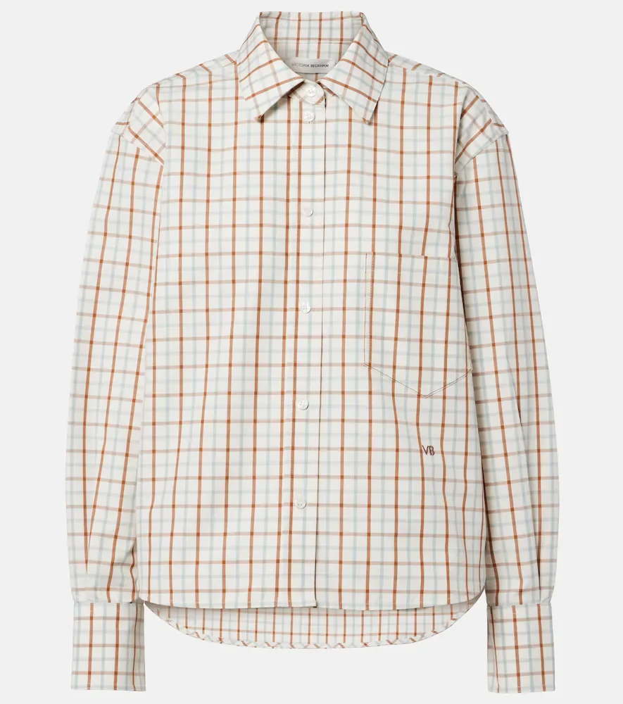 Camisa Ellis de algodón a cuadros