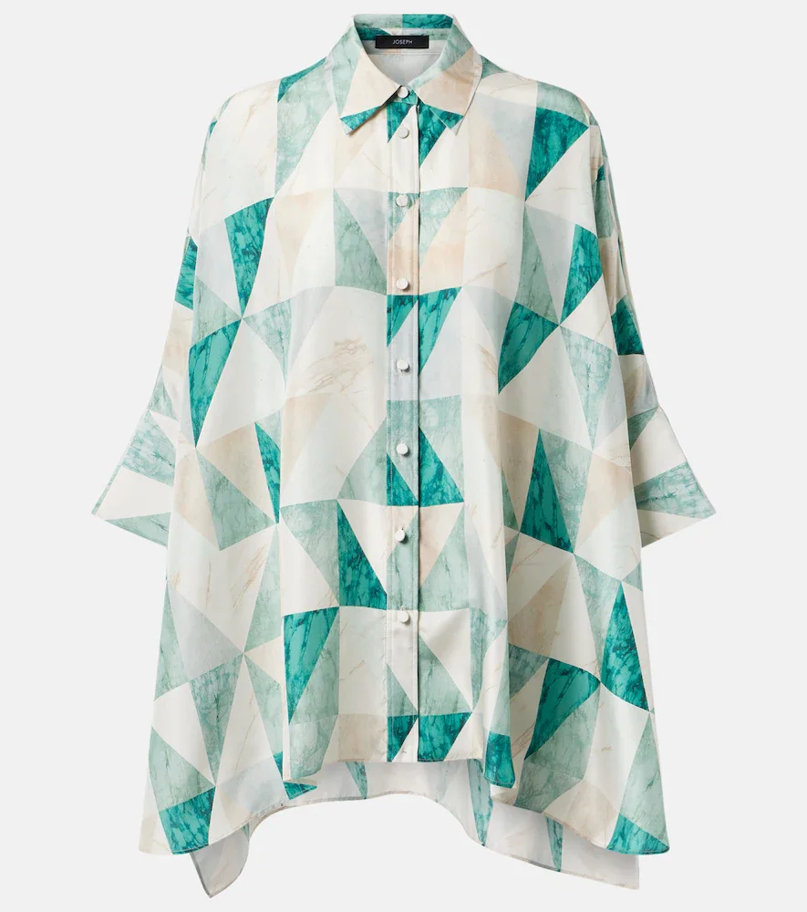 Camisa oversized Arcole de seda