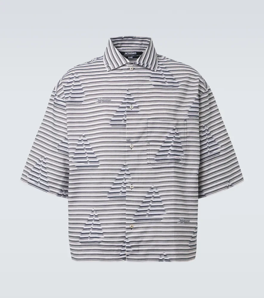 Camisa Plage de algodón a rayas