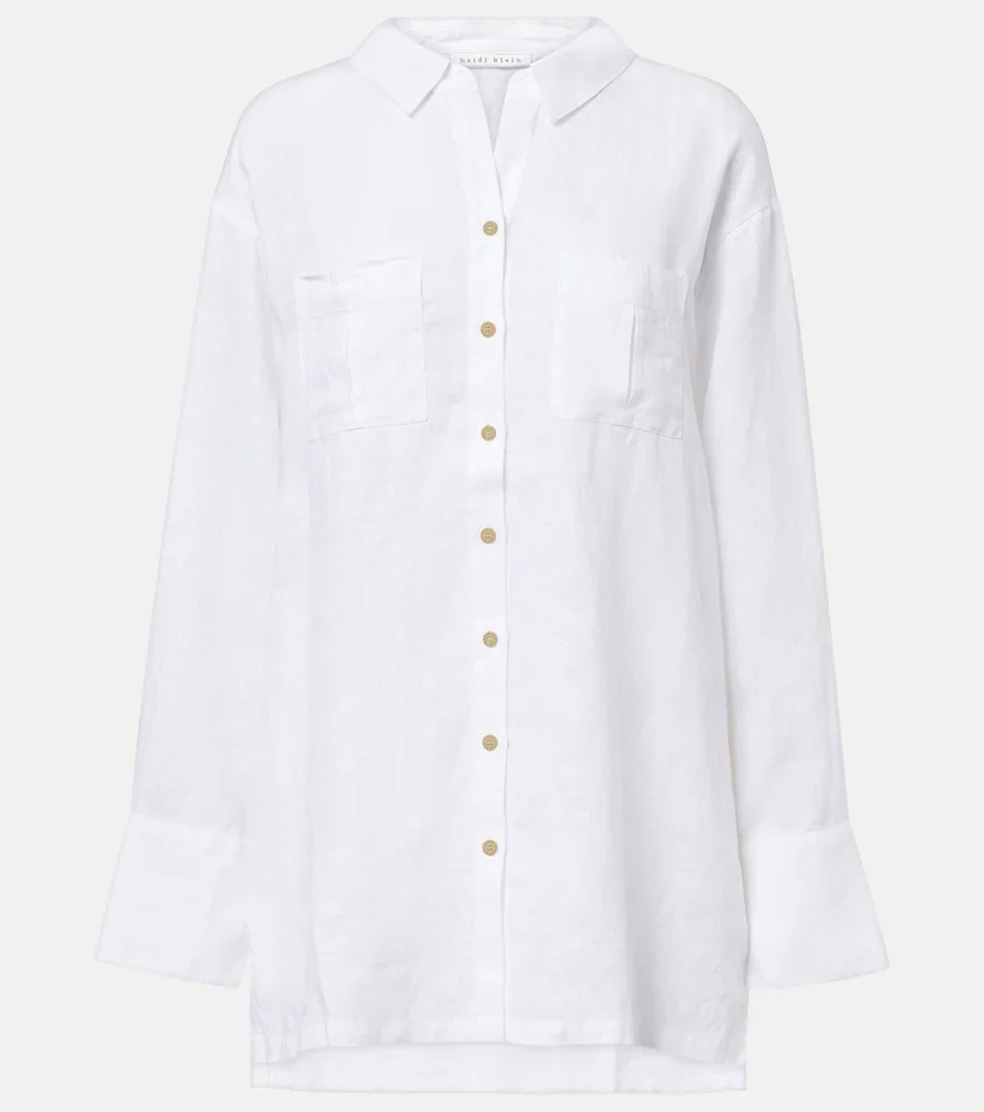 Camisa White Bay de lino