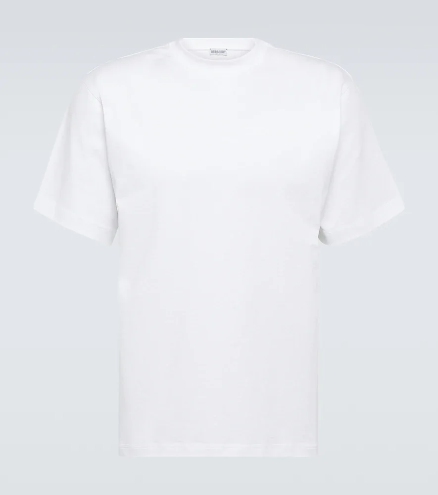 Camiseta de jersey de algodón estampada