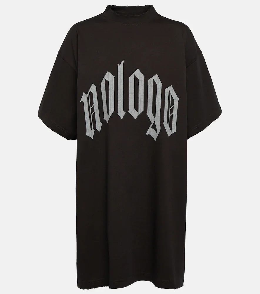 Camiseta de jersey de algodón estampada