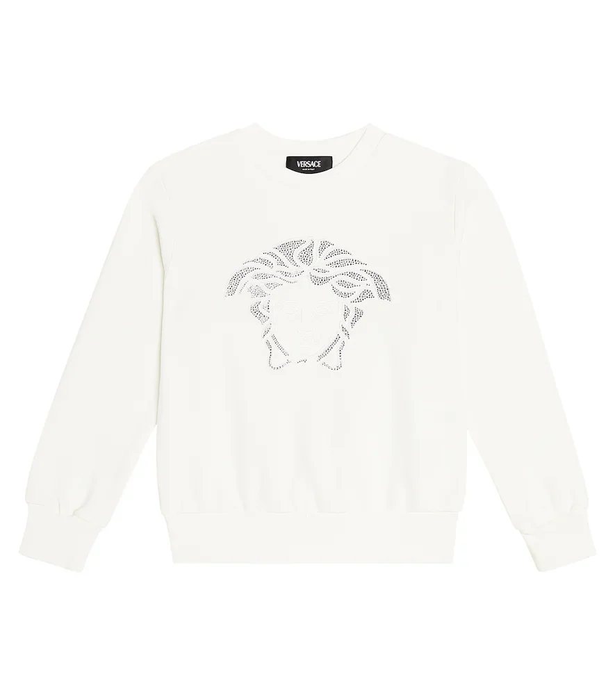 Camiseta Medusa de algodón adornada