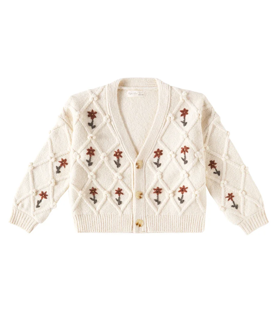 Cardigan Boxy brodé