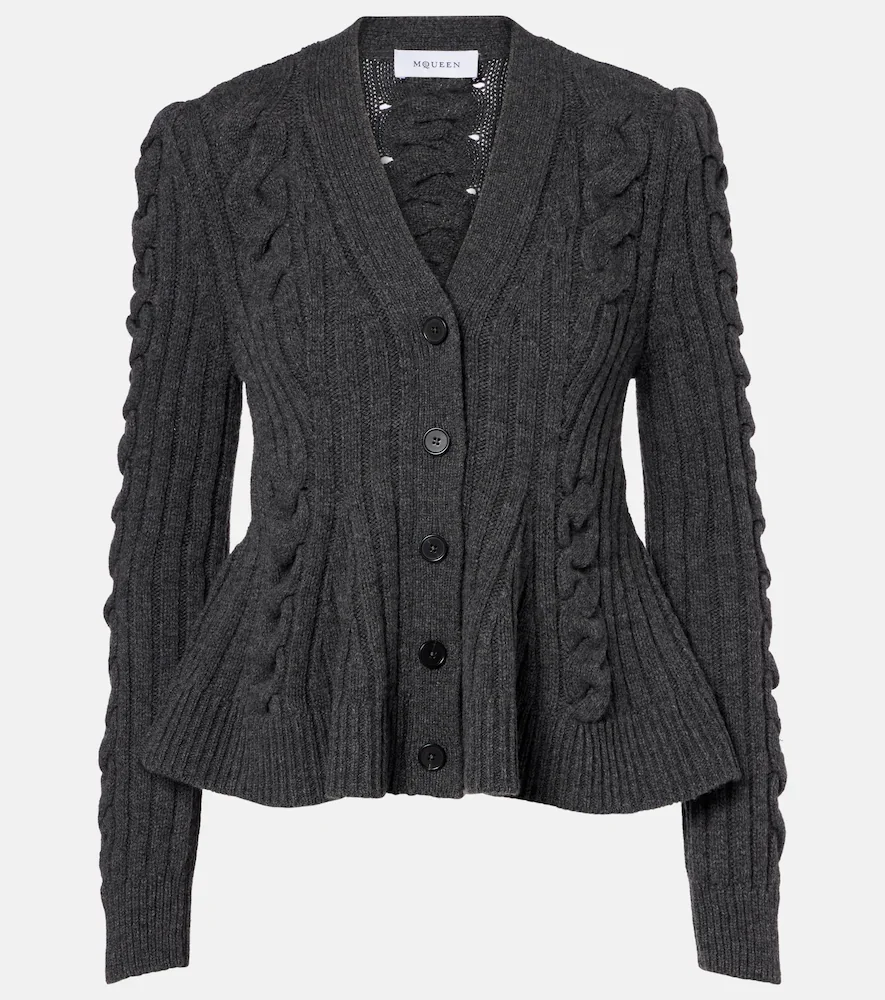 Cardigan en laine et cachemire