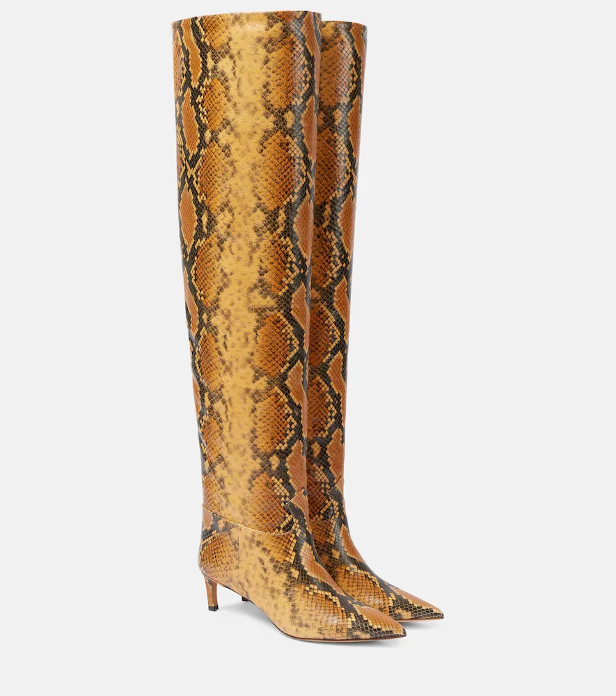Carolina 55 leather over-the-knee boots