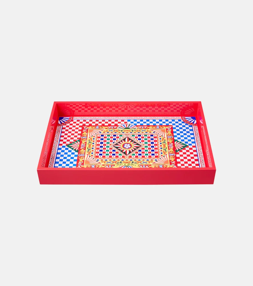 Carretto Siciliano wooden tray