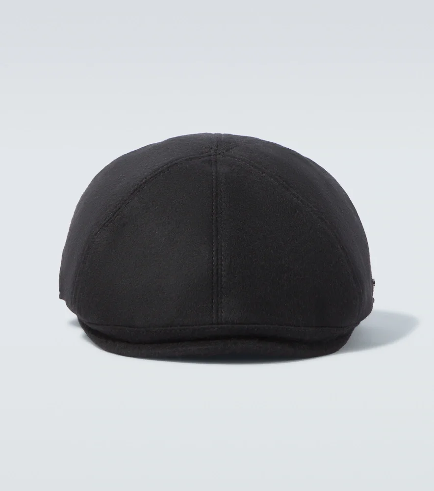 Cashmere newsboy cap
