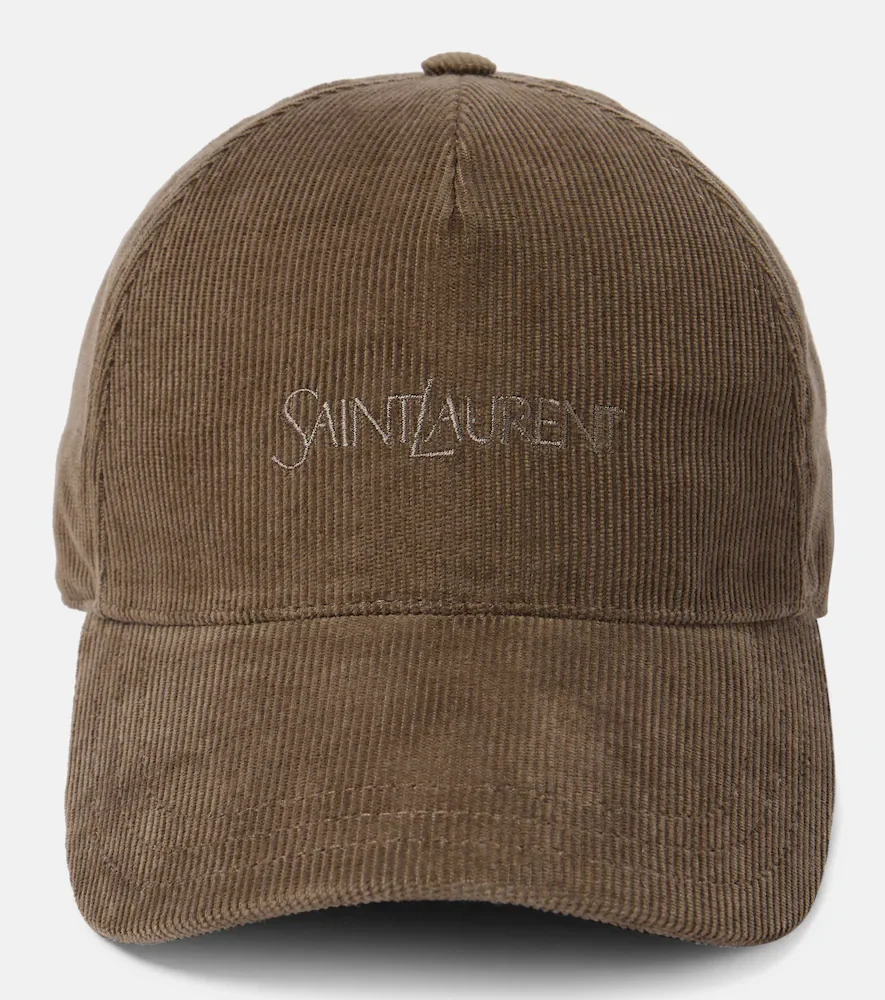 Casquette en velours côtelé