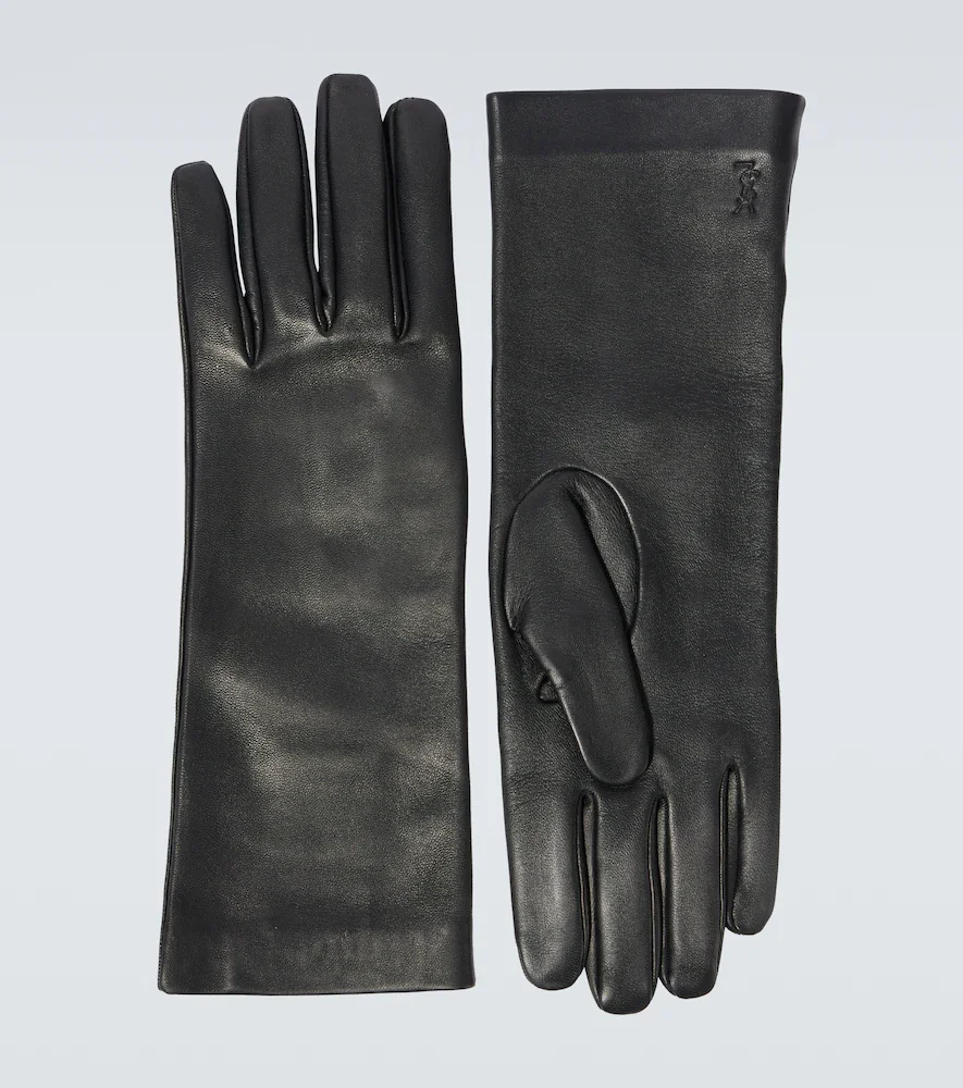 Cassandre leather gloves