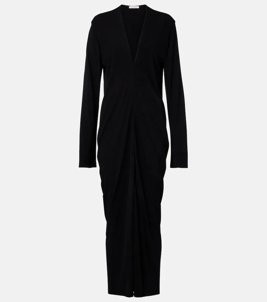 Cassin draped maxi dress