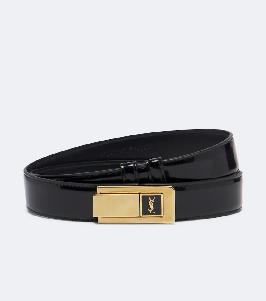 Ceinture Cassandre en cuir verni