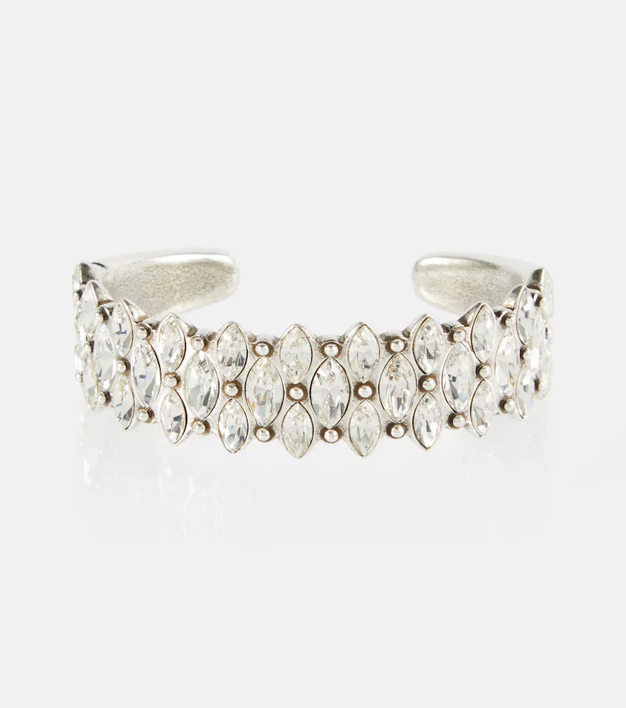 Celenia crystal-embellished cuff bracelet