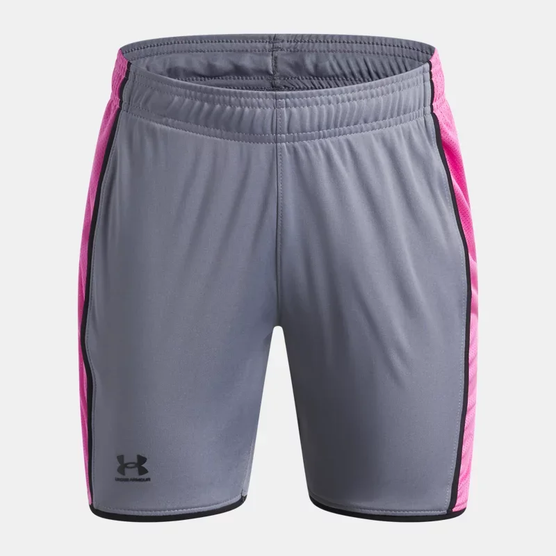 Challenger Train Boys' Shorts Titan Gray Pink Frenzy Black YXL (63 - 67 in)