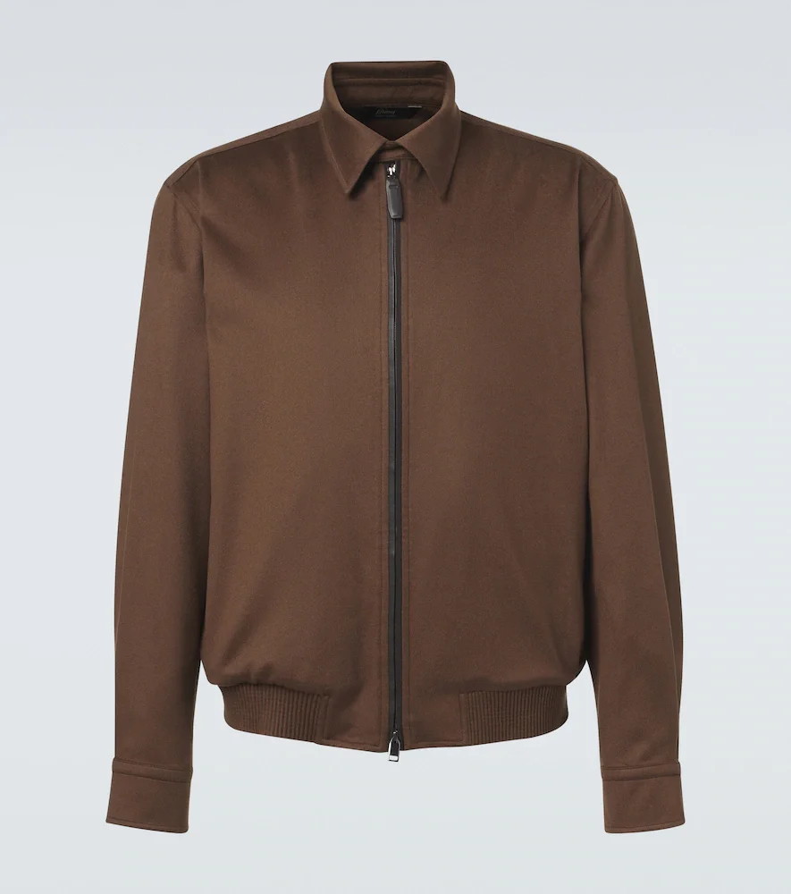 Chaqueta de cachemir y lana