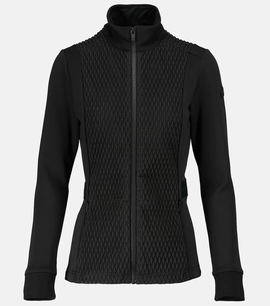 Chaqueta de cuello alto con cremallera