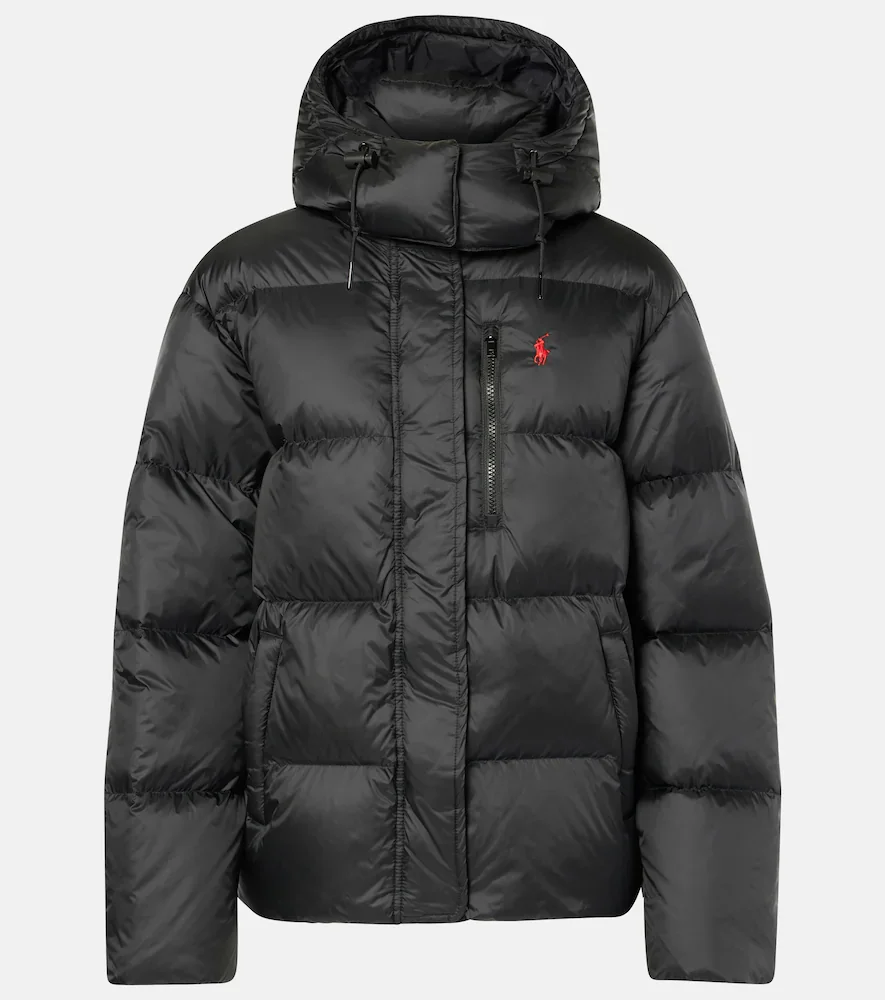 Chaqueta de plumas con logo