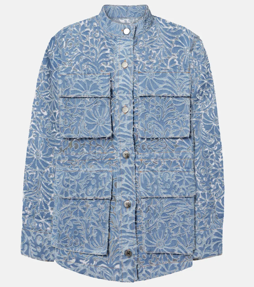 Chaqueta Lane de denim floral