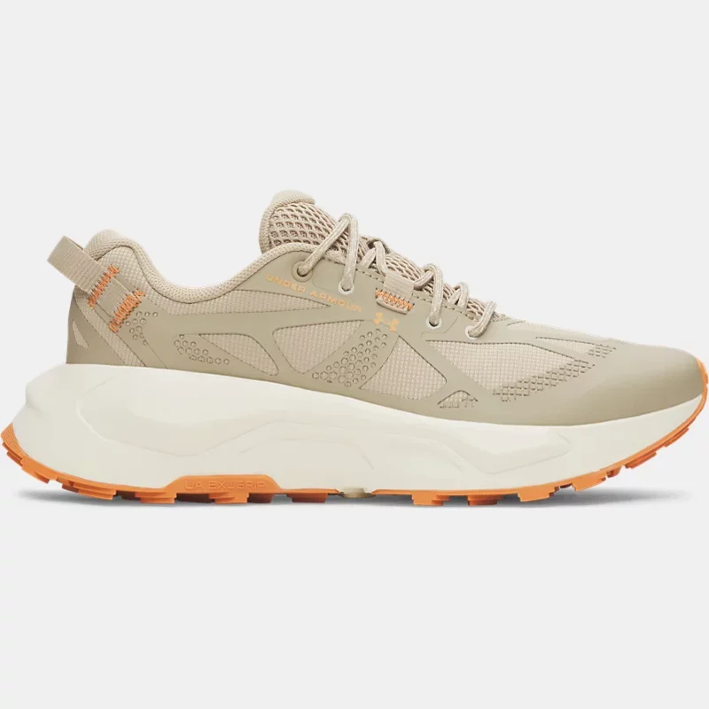 Charged Bandit Trail 4 Women's Trail Running Shoes City Khaki Winter White Dusty Coral 6.5