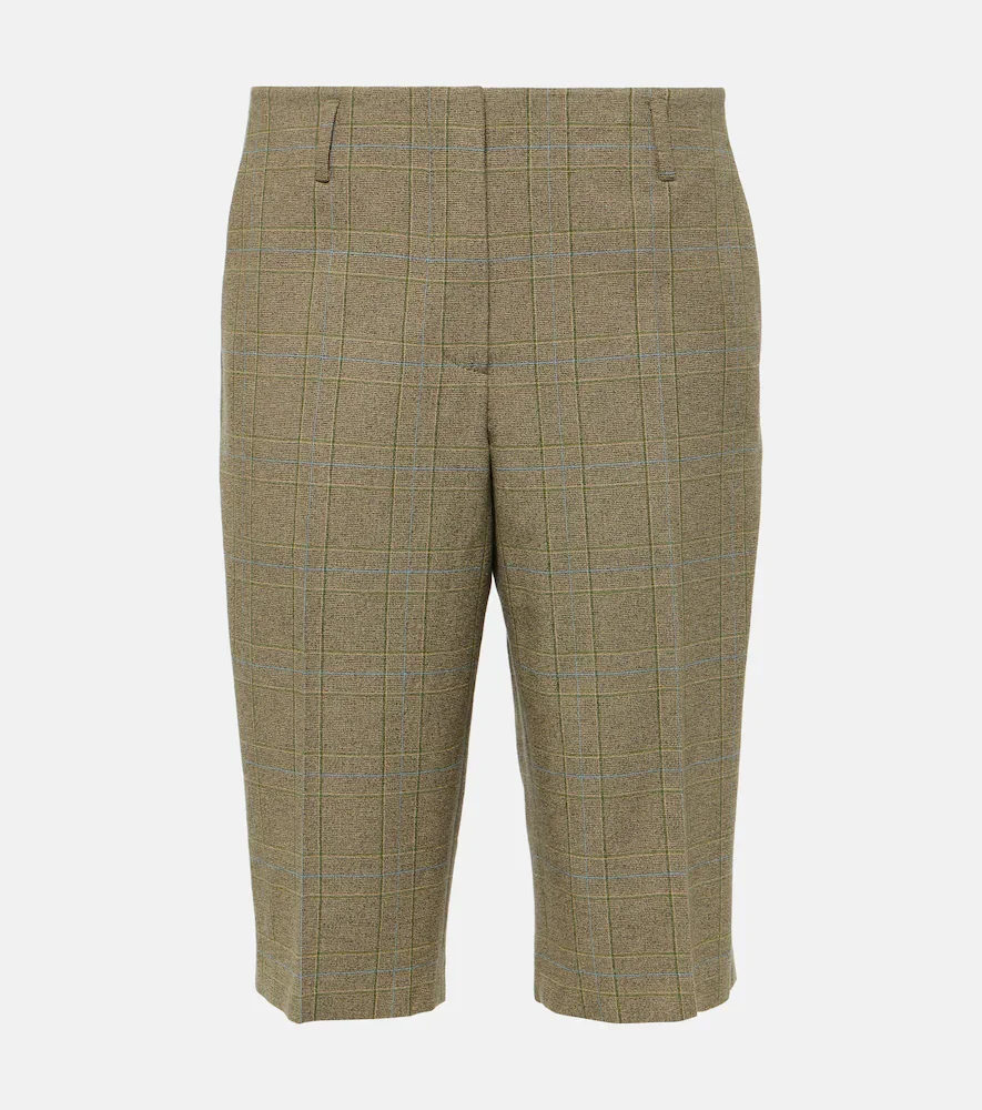Checked Bermuda shorts