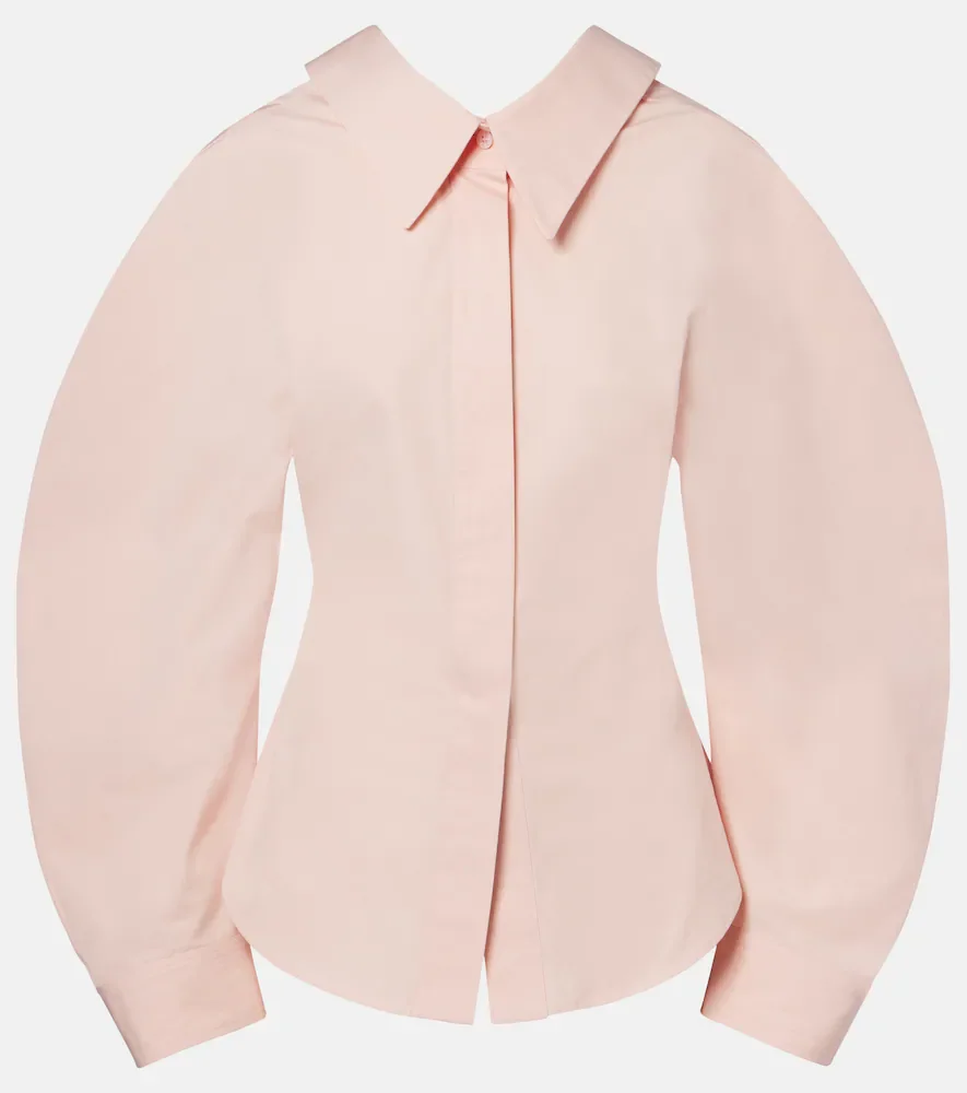 Chemise en coton à manches ballon