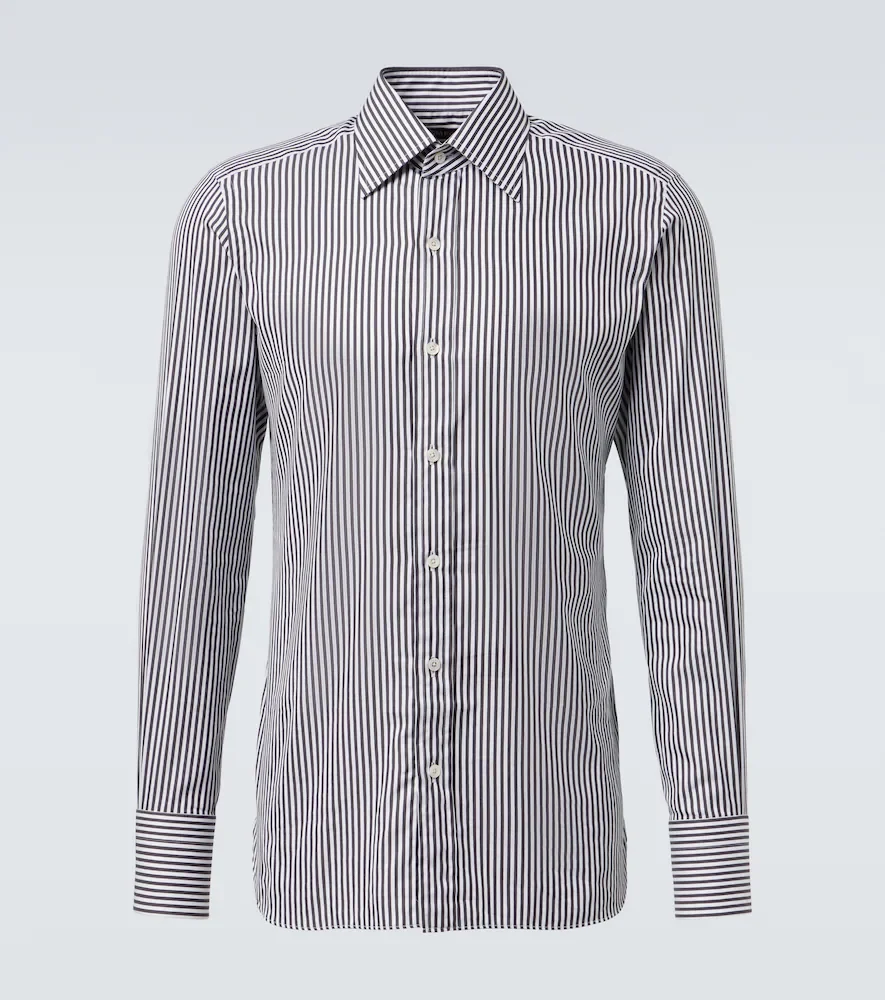 Chemise rayée en coton