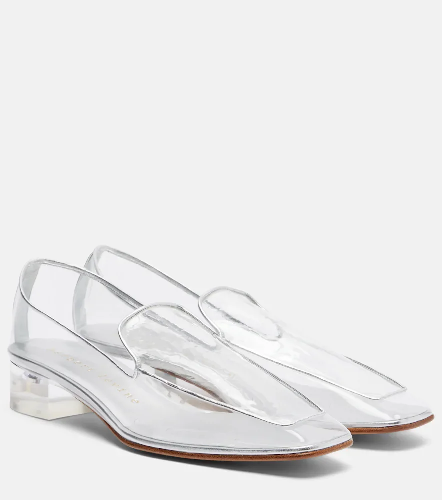 Clear The Air 30 PVC loafer pumps