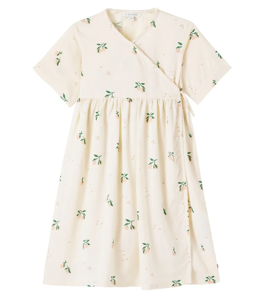 Cleo floral wrap dress