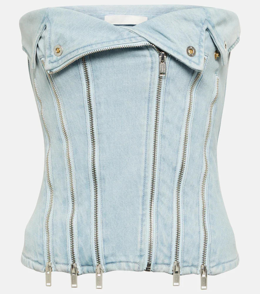 Corsé en denim